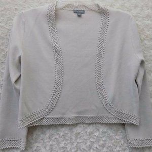 Ann Taylor Size Small Cropped Silk Blend